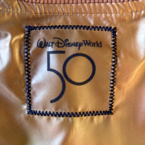 🦃 Walt Disney World 50th Anniversary bomber jacket small. - Picture 3 of 6